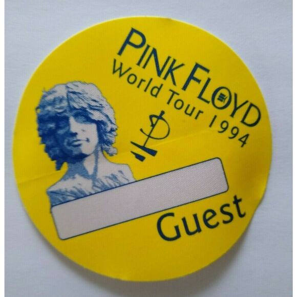 Pink Floyd Backstage Pass Original 1994 Division Bell Tour Prog Art Rock Guest - Picture 1 of 4